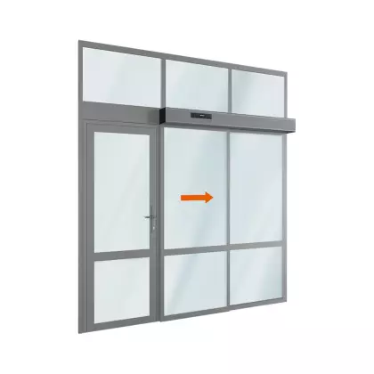 Автоматическая раздвижная дверь DoorHan ALRD1P1N1RASGL