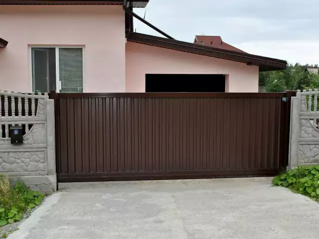 Откатные ворота для дачи, фото 4