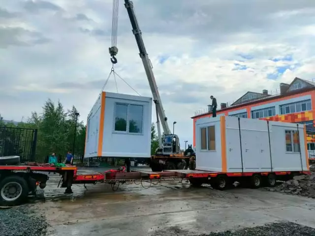 Модульное здание КПП для школы, фото 2