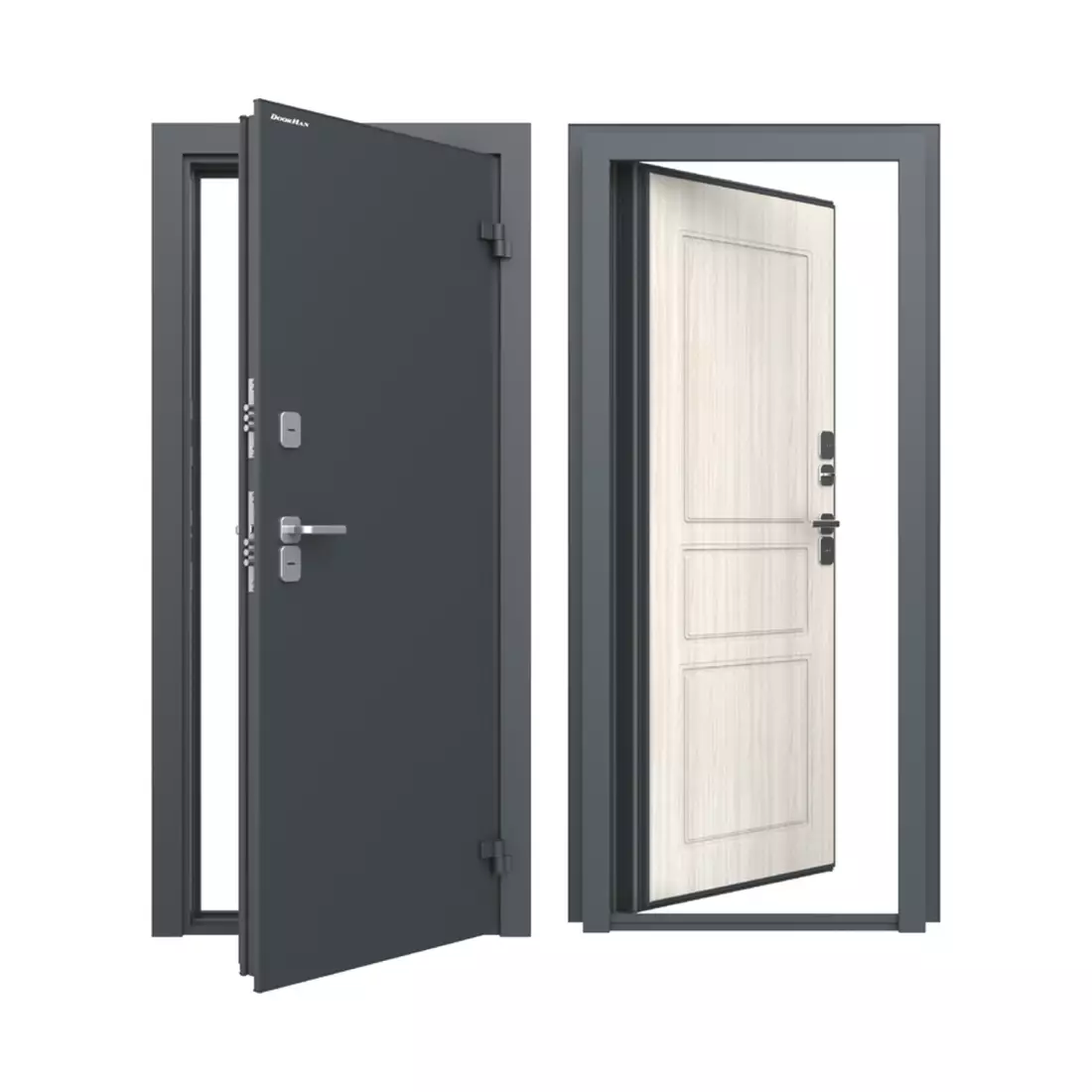 Уличные входные металлические двери DoorHan — вариант исполнения