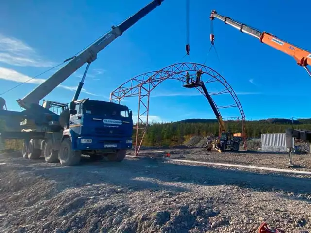 Каркасно-тентовый ангар для ремонтно-механических мастерских, фото 3