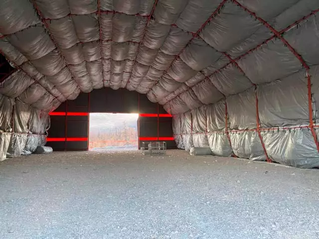 Каркасно-тентовый ангар для ремонтно-механических мастерских, фото 2
