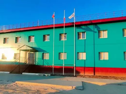 Блочно-модульное здание общежития на 40 мест