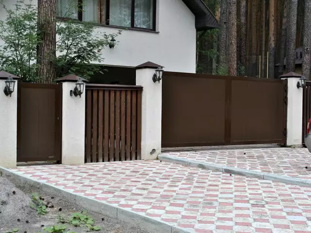 Автоматические распашные ворота DoorHan для загородного дома, фото 2