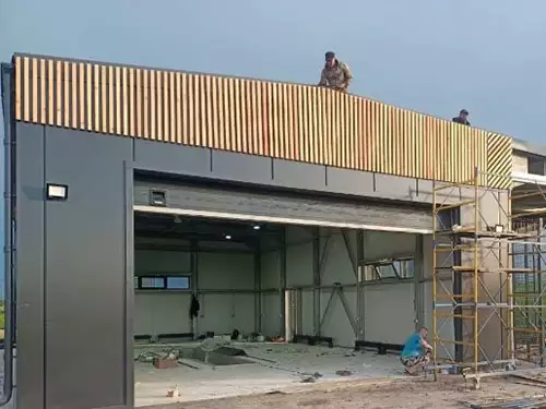 Гараж для ратрака из ЛСТК, фото 1