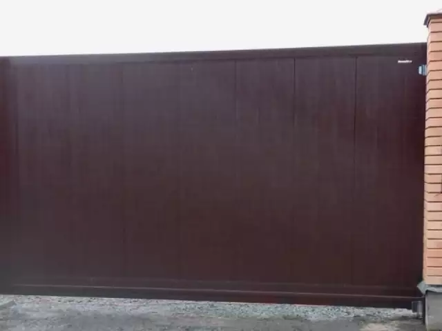 Откатные и распашные ворота из сэндвич-панелей, фото 4
