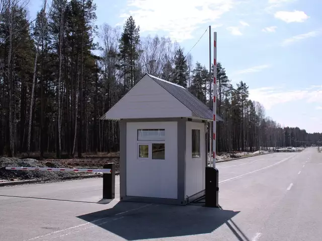 Пост охраны со шлагбаумом для Технопарка, фото 1