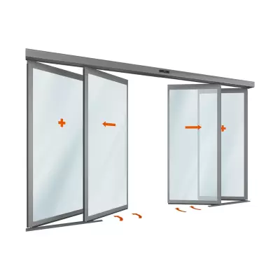 Раздвижная дверь «антипаника» DoorHan ALRD2P2NSWING