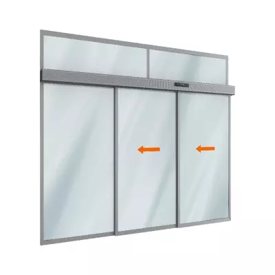 Телескопическая раздвижная дверь DoorHan ALRD2PTEL1NGL