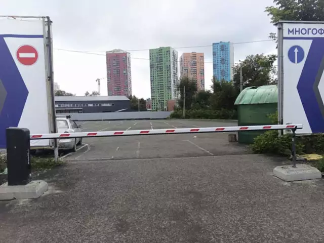 Автоматический шлагбаум на въезд на парковку, фото 2