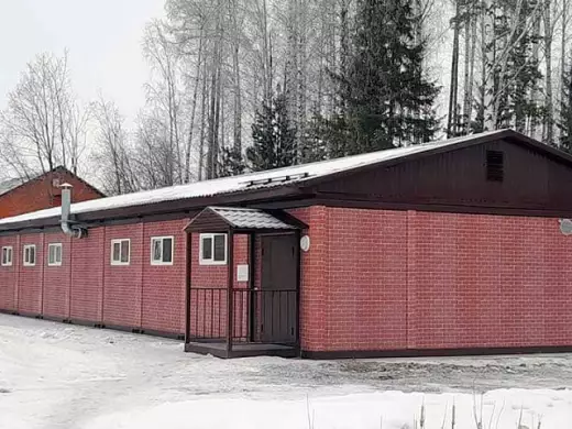 Блочно-модульное здание душевой