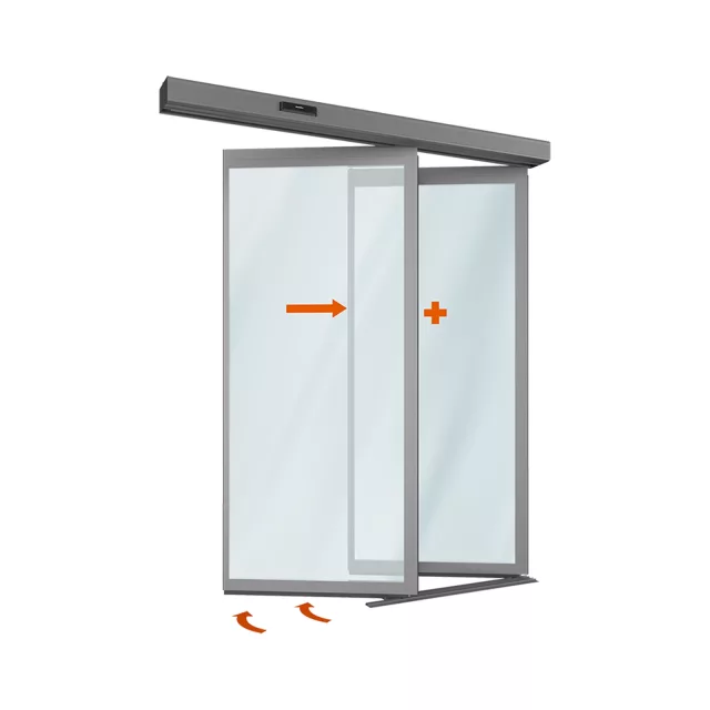 Раздвижная дверь «антипаника» DoorHan ALRD1P1NSWING