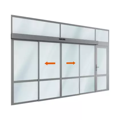 Автоматическая раздвижная дверь DoorHan ALRD2P2N1RASGL