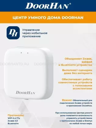 Центр умного дома DoorHan GATEWAY-WBZ