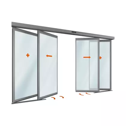 Раздвижная дверь «антипаника» DoorHan ALRD2P2NSWING