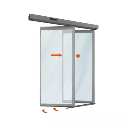Раздвижная дверь «антипаника» DoorHan ALRD1P1NSWING