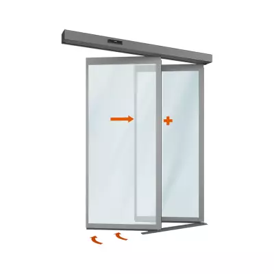 Раздвижная дверь «антипаника» DoorHan ALRD1P1NSWING