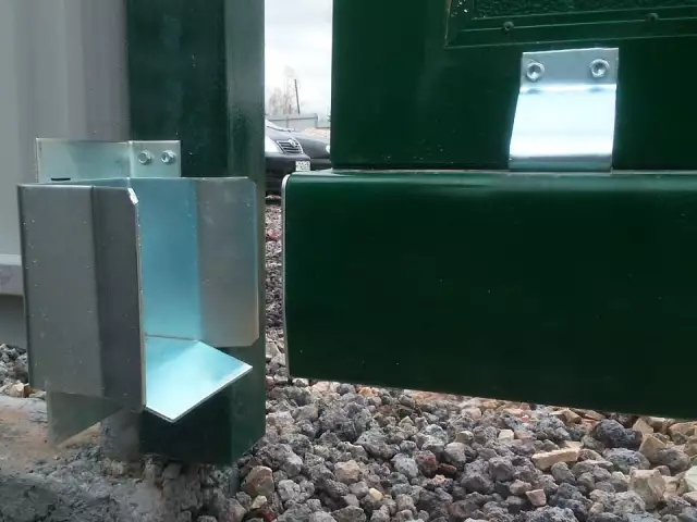 Автоматические откатные ворота DoorHan из сэндвич-панелей "доска" зеленого цвета, фото 4