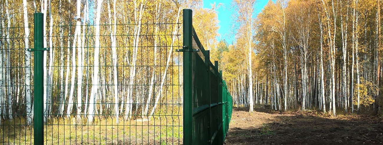 Металлический забор 3d для коттеджного поселка фото 4