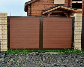 Заказать Автоматические ворота для дачи DoorHan распашные в Екатеринбурге Купить Автоматические ворота для дачи DoorHan распашные