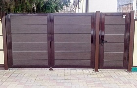 Заказать Автоматические ворота для дачи с калиткой DoorHan в Екатеринбурге Купить Автоматические ворота для дачи с калиткой DoorHan