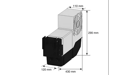 Габаритные размеры SHAFT-120/200