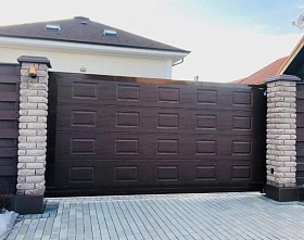 Заказать Автоматические откатные ворота для частного дома DoorHan в Екатеринбурге Купить Автоматические откатные ворота для частного дома DoorHan