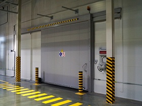 Заказать Откатные противопожарные ворота EI90 в Екатеринбурге Купить Откатные противопожарные ворота EI90