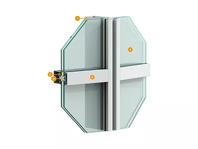 Конструкция фасадной системы DH-F50