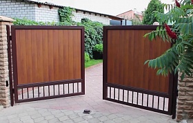 Заказать Автоматические ворота для частного дома DoorHan распашные в Екатеринбурге Купить Автоматические ворота для частного дома DoorHan распашные