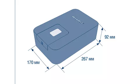 Габаритные размеры SECTIONAL-800PRO/1000PRO